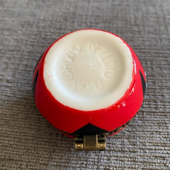 Vintage 1998 House of Lloyd Lucky Ladybug Ceramic Trinket Box - Picture 7 of 12